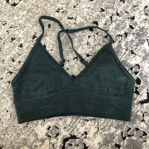 Lululemon Deep V Activewear Sports Bra